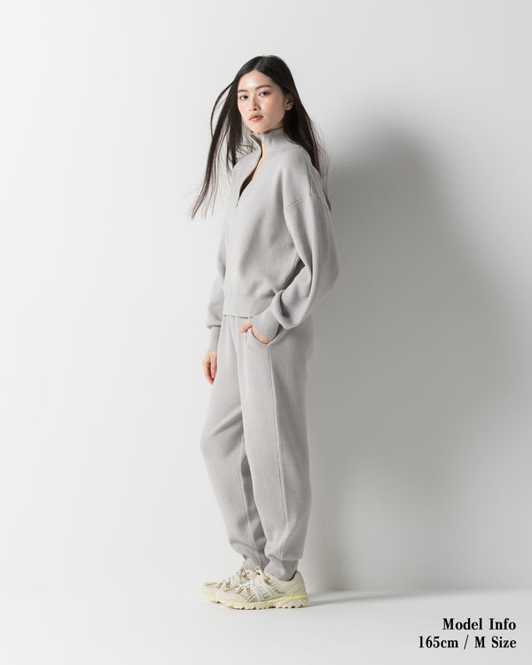 CRONOS WOMEN WARM SWEAT PANTS【GRAY】