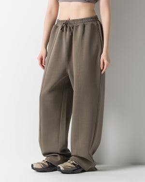CRONOS WOMEN LIGHTWEIGHT SWEAT PANTS【KHAKI】