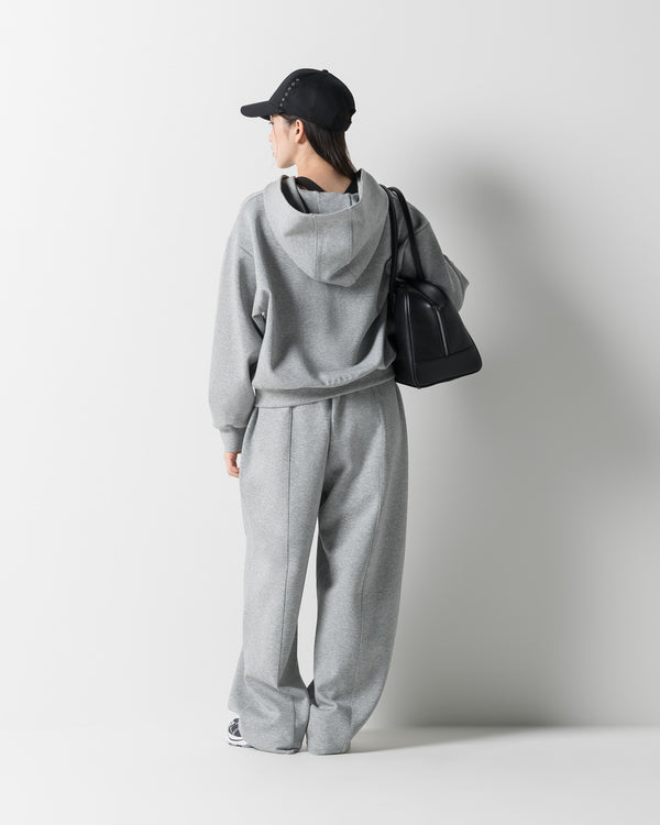 CRONOS WOMEN LIGHTWEIGHT ZIP HOODIE【GRAY】