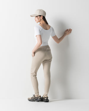 CRONOS WOMEN FORM SKINNY PANTS【BEIGE】