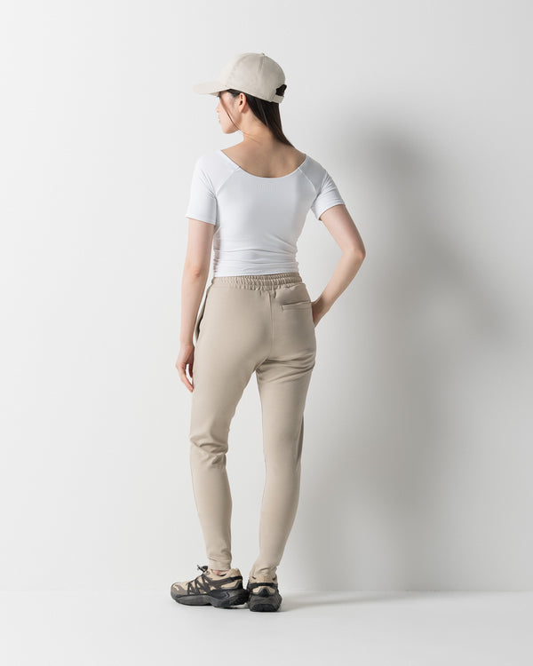 CRONOS WOMEN FORM SKINNY PANTS【BEIGE】
