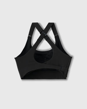 CRONOS WOMEN SHAPE BUCKLE STRAP BRA TOP【BLACK】
