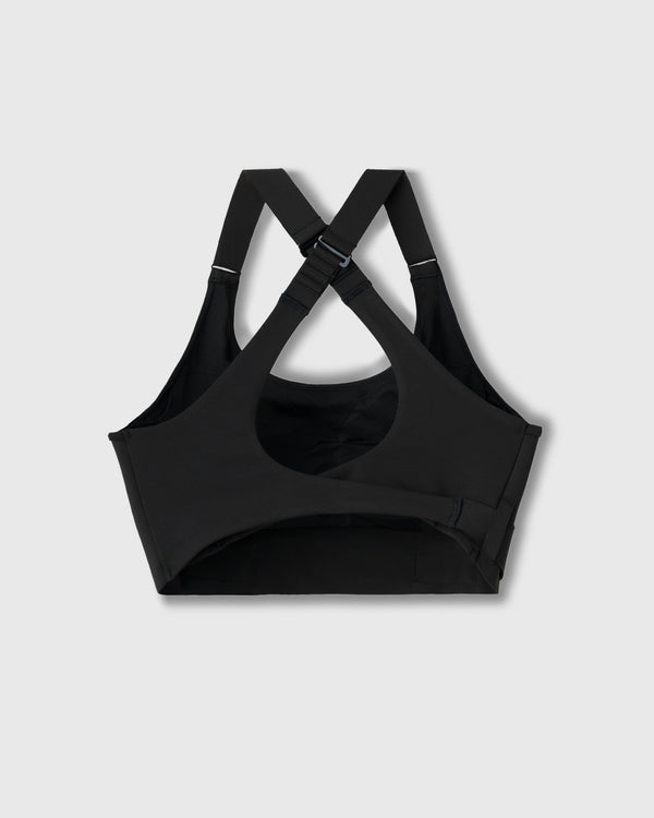 CRONOS WOMEN SHAPE BUCKLE STRAP BRA TOP【BLACK】