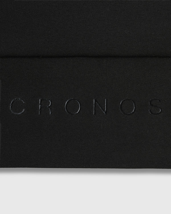 CRONOS WOMEN SHAPE BUCKLE STRAP BRA TOP【BLACK】