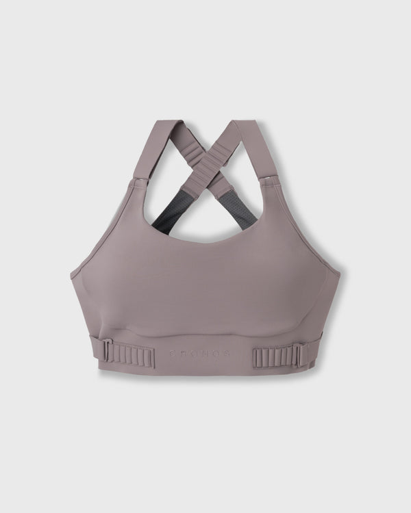 CRONOS WOMEN SHAPE BUCKLE STRAP BRA TOP【GRAY】