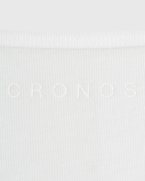CRONOS WOMEN DRAPE FLARE LONG SLEEVE【WHITE】