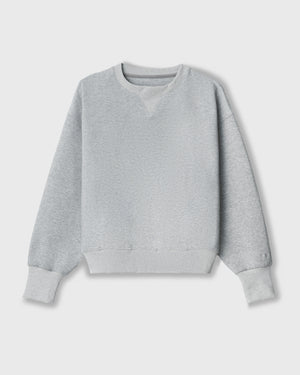 CRONOS WOMEN LIGHTWEIGHT CREW SWEAT【GRAY】