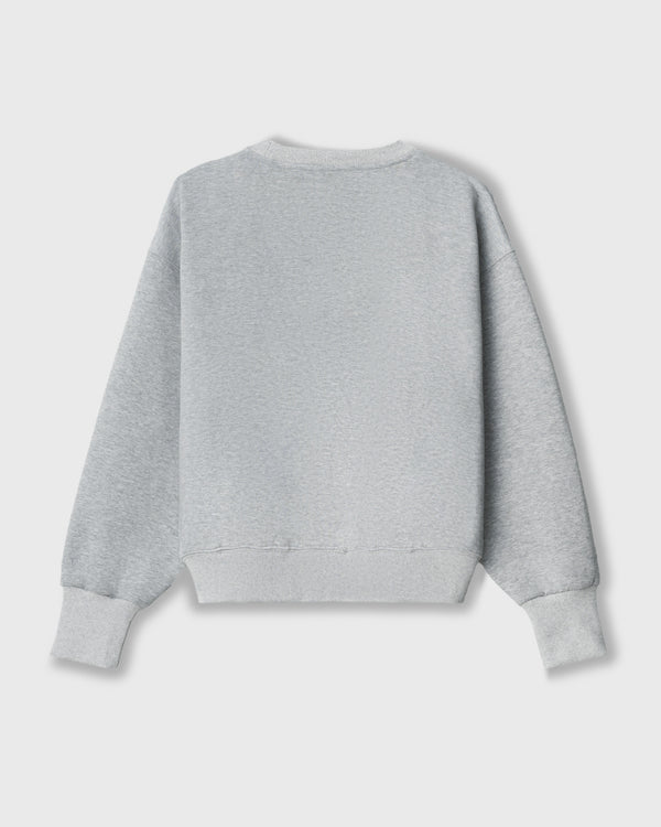 CRONOS WOMEN LIGHTWEIGHT CREW SWEAT【GRAY】