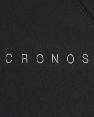 CRONOS 女款側邊條紋夾克【黑色】