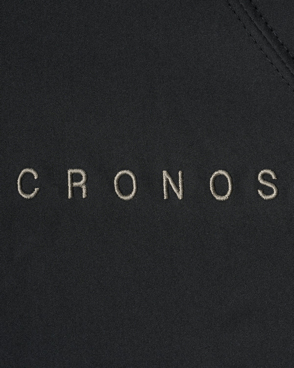 CRONOS 女款側邊條紋夾克【黑色】