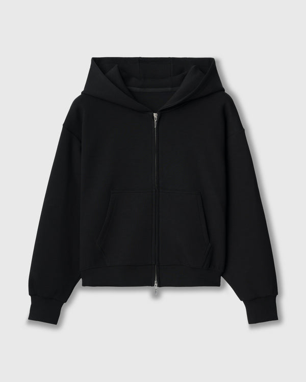 CRONOS WOMEN LIGHTWEIGHT ZIP HOODIE【BLACK】