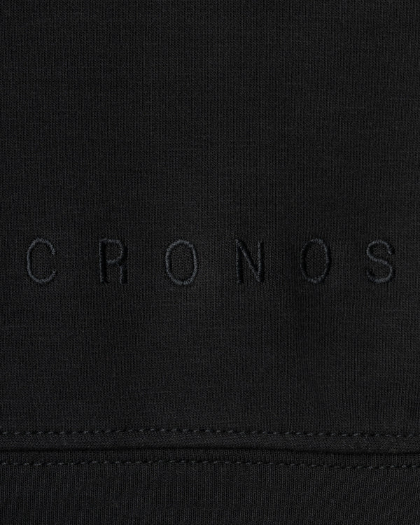 CRONOS WOMEN LIGHTWEIGHT ZIP HOODIE【BLACK】