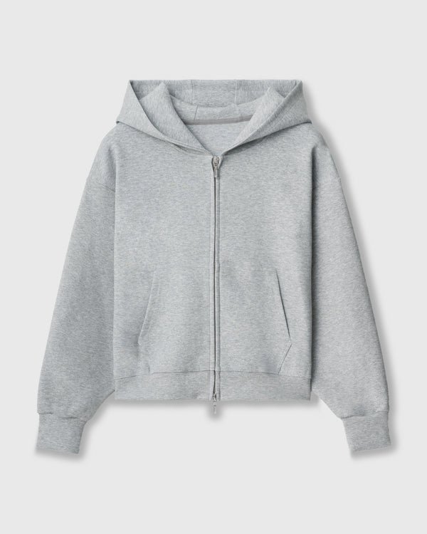 CRONOS WOMEN LIGHTWEIGHT ZIP HOODIE【GRAY】