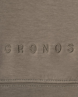 CRONOS WOMEN LIGHTWEIGHT ZIP HOODIE【KHAKI】