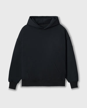 CRONOS WOMEN HEAVY DOUBLE HOODIE【BLACK】