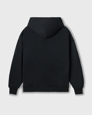CRONOS WOMEN HEAVY DOUBLE HOODIE【BLACK】