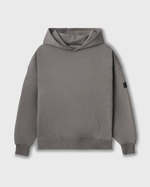 CRONOS WOMEN'S HEAVY DOUBLE HOODIE【GRAY】