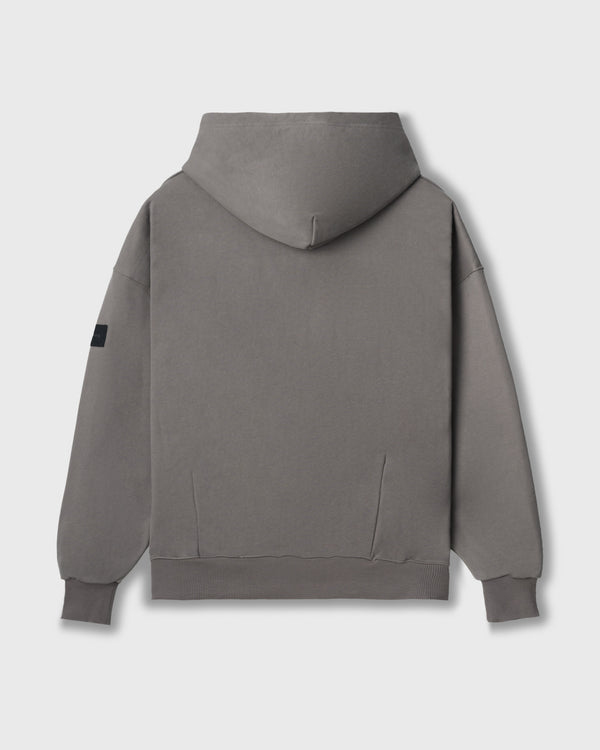 CRONOS WOMEN'S HEAVY DOUBLE HOODIE【GRAY】