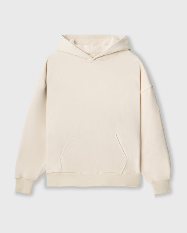 CRONOS WOMEN HEAVY DOUBLE HOODIE【CREAM】