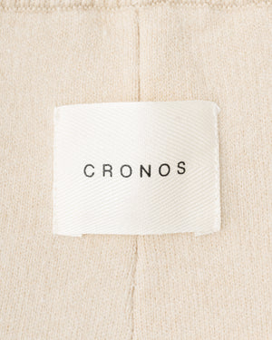 CRONOS WOMEN WARM SWEAT PANTS【BEIGE】