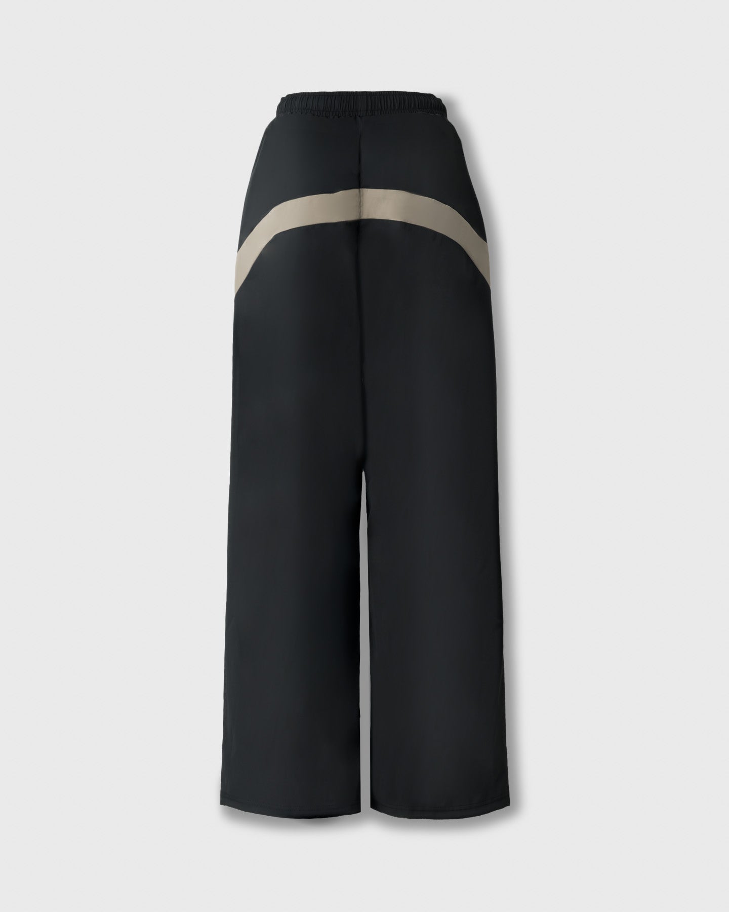 CRONOS WOMEN SIDE LINE DRAWSTRING PANTS【BLACK】