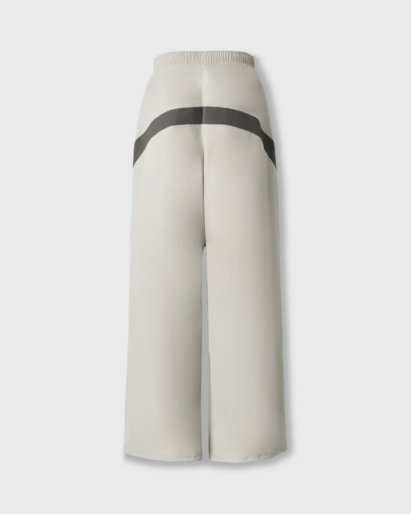 CRONOS WOMEN SIDE LINE DRAWSTRING PANTS【BEIGE】