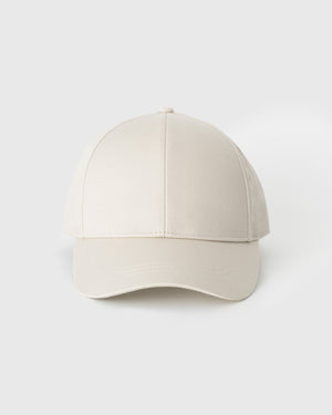 CRONOS WOMEN METAL BUCKLE CAP【BEIGE】