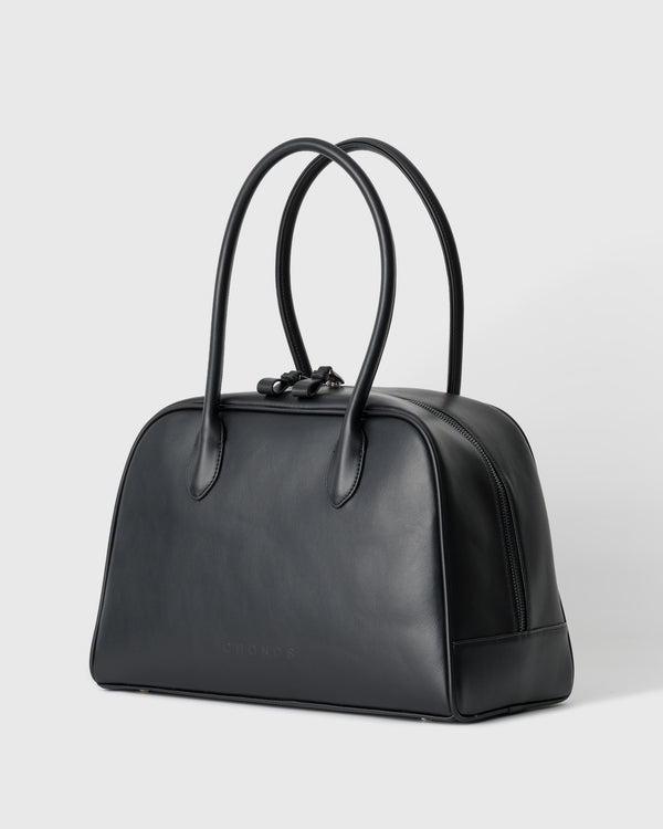 CRONOS WOMEN CLEAN BOSTON BAG【BLACK】