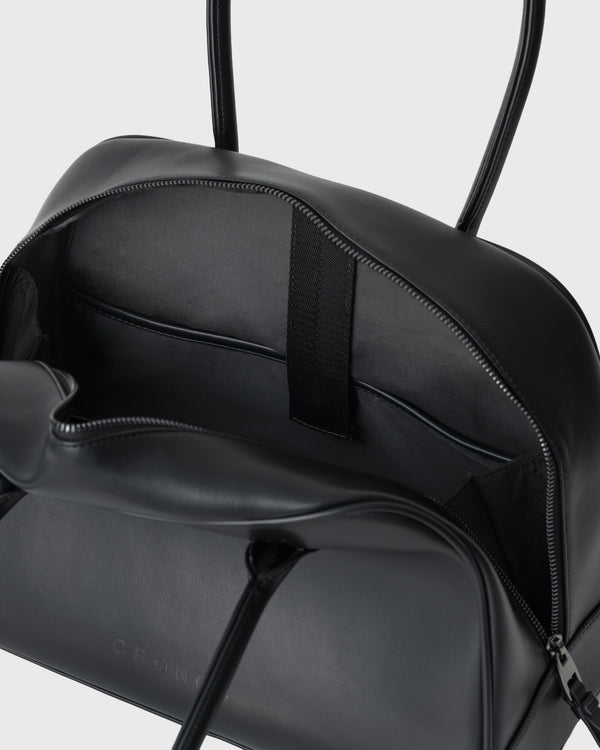 CRONOS WOMEN CLEAN BOSTON BAG【BLACK】