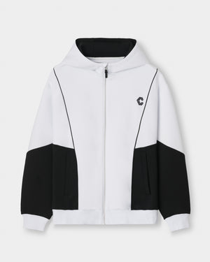 CRONOS ANGLE ZIP BLOUSON【WHITE】