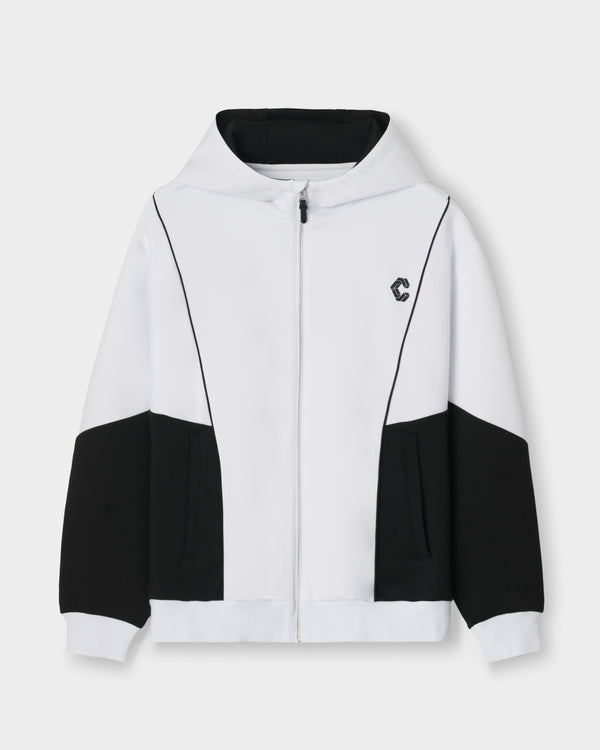 CRONOS ANGLE ZIP BLOUSON【WHITE】