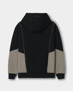CRONOS ANGLE ZIP BLOUSON【BLACK×TAUPE】