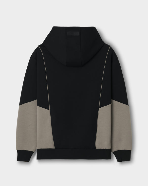 CRONOS ANGLE ZIP BLOUSON【BLACK×TAUPE】