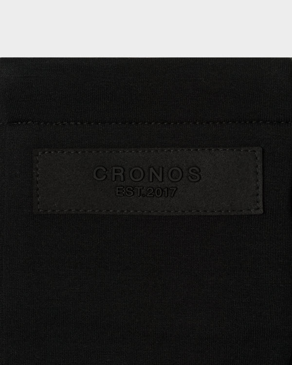 CRONOS ANGLE ZIP BLOUSON【BLACK×TAUPE】