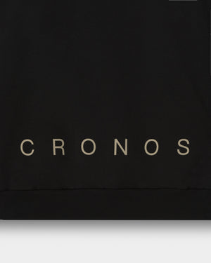 CRONOS SEGMENT HOODIE【BLACK×GREIGE】