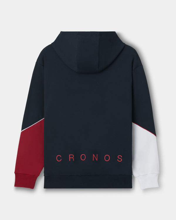CRONOS SEGMENT HOODIE【NAVY】