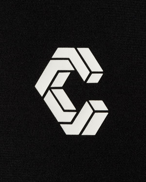 CRONOS SEGMENT HOODIE【BLACK×WHITE】