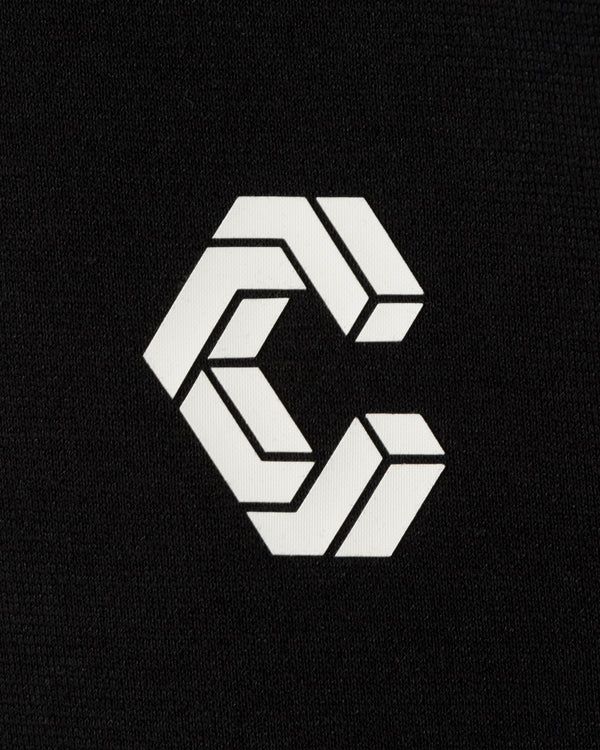CRONOS SEGMENT HOODIE【BLACK×WHITE】