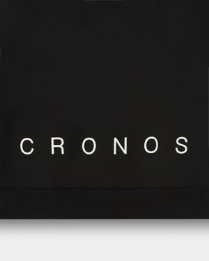CRONOS SEGMENT HOODIE【BLACK×WHITE】