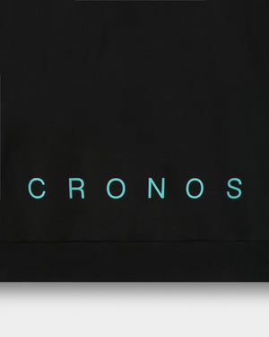 CRONOS SEGMENT HOODIE【BLACK×T.BLUE】