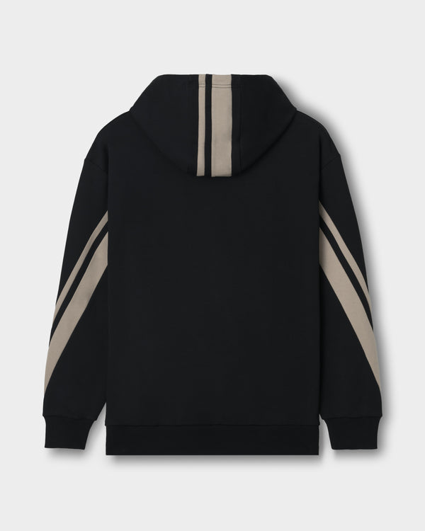 CRONOS AXIS HOODIE【BLACK×GREIGE】