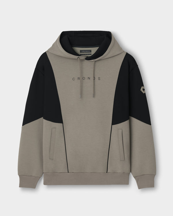 CRONOS ANGLE HOODIE【TAUPE】