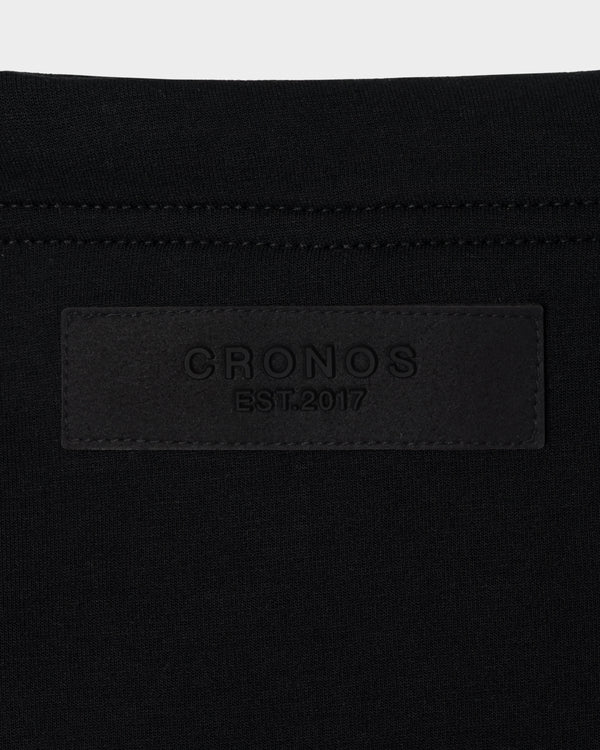 CRONOS ANGLE HOODIE【BLACK】