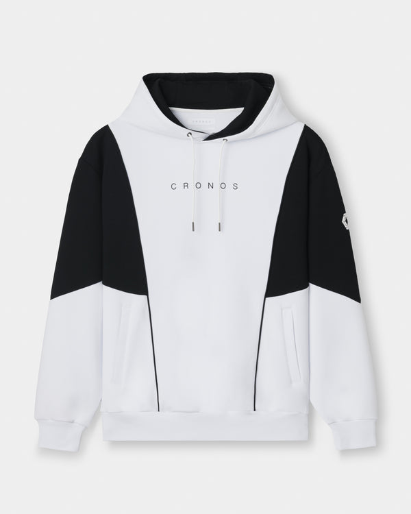 CRONOS ANGLE HOODIE【WHITE】