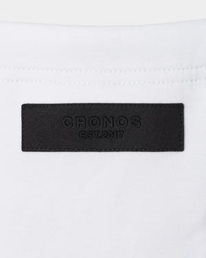CRONOS ANGLE HOODIE【WHITE】