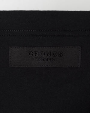 CRONOS ANGLE HOODIE【BLACK×TAUPE】
