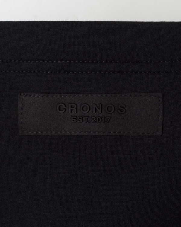 CRONOS ANGLE HOODIE【BLACK×TAUPE】