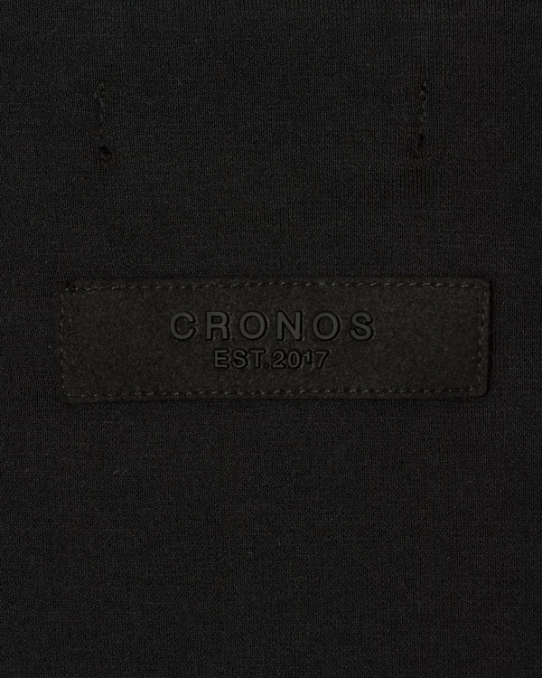 CRONOS AXIS ZIP JACKET【BLACK×GREIGE】