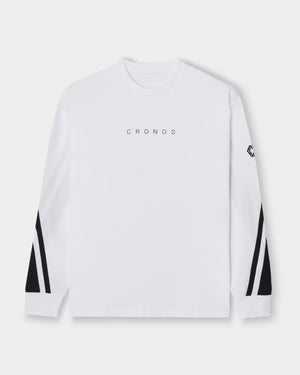 CRONOS AXIS L/S TEE【WHITE】