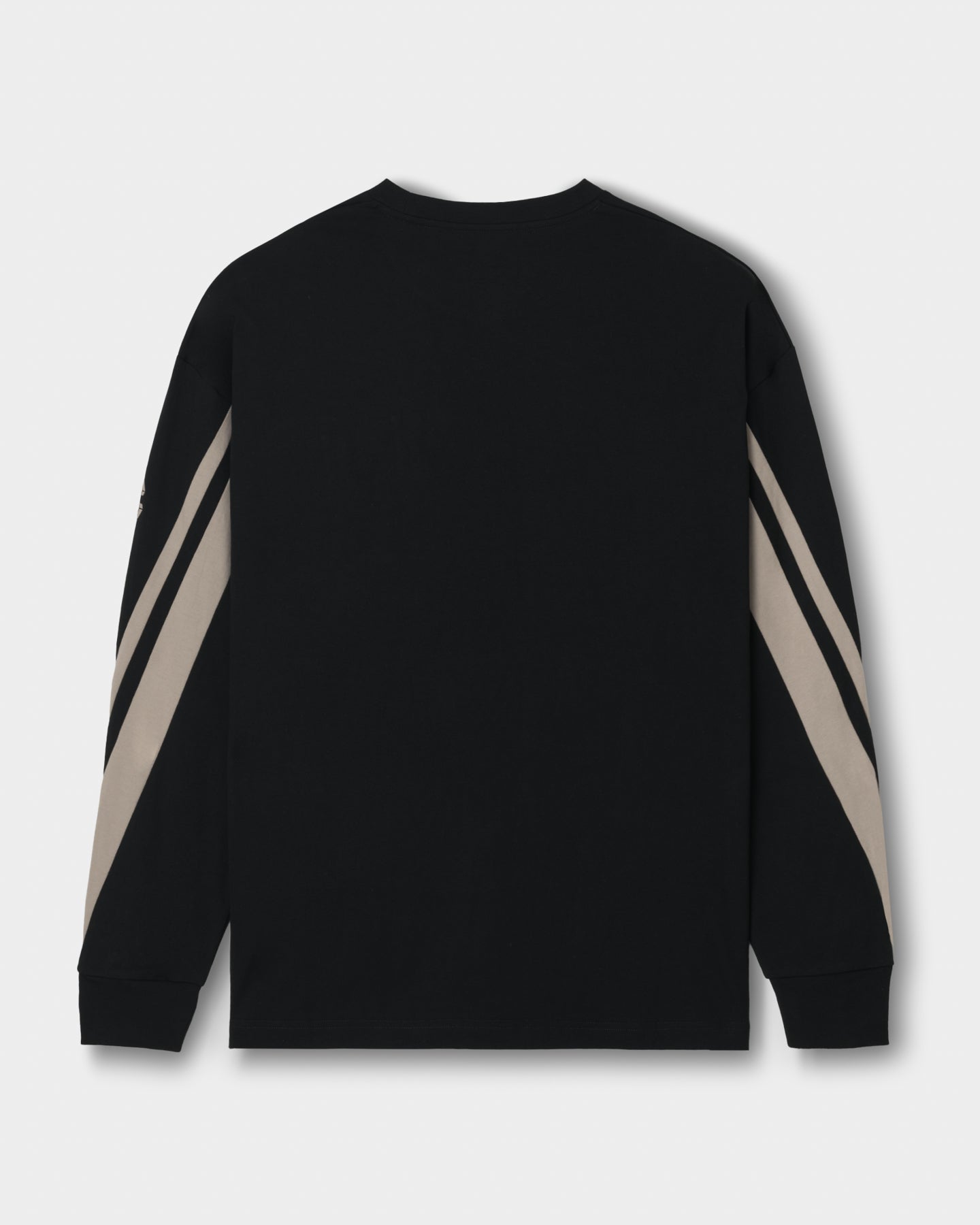 CRONOS AXIS L/S TEE【BLACK×GREIGE】